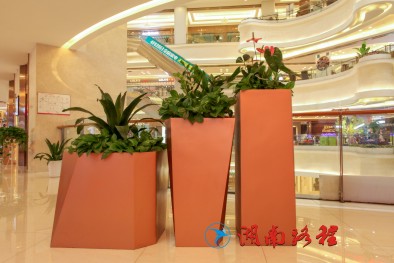 商场标识(花盆）